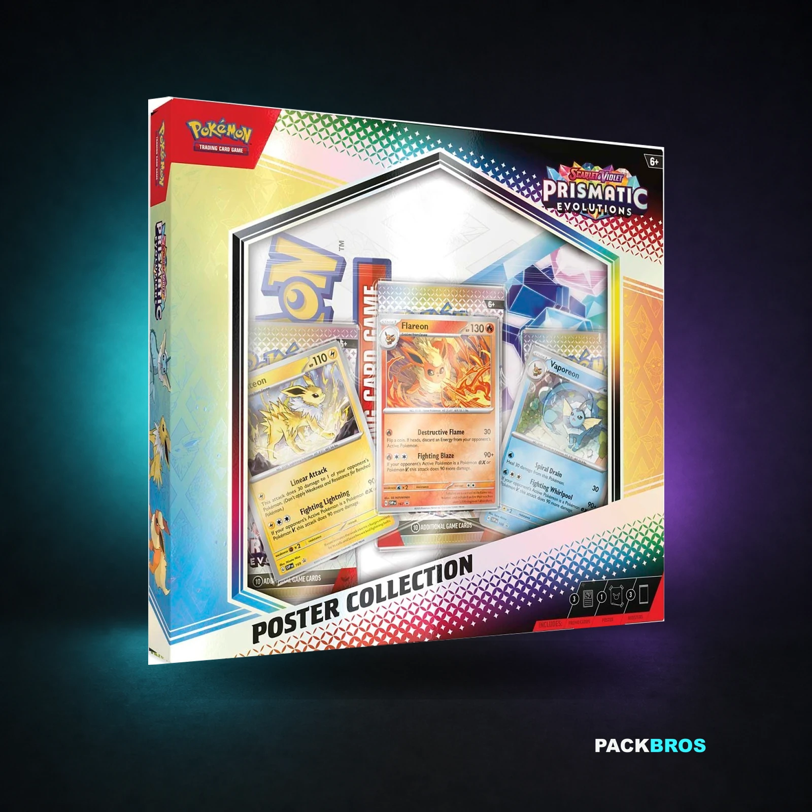 Produktbild Pokémon Scarlet & Violet – Prismatic Evolutions Poster Collection – Englisch
